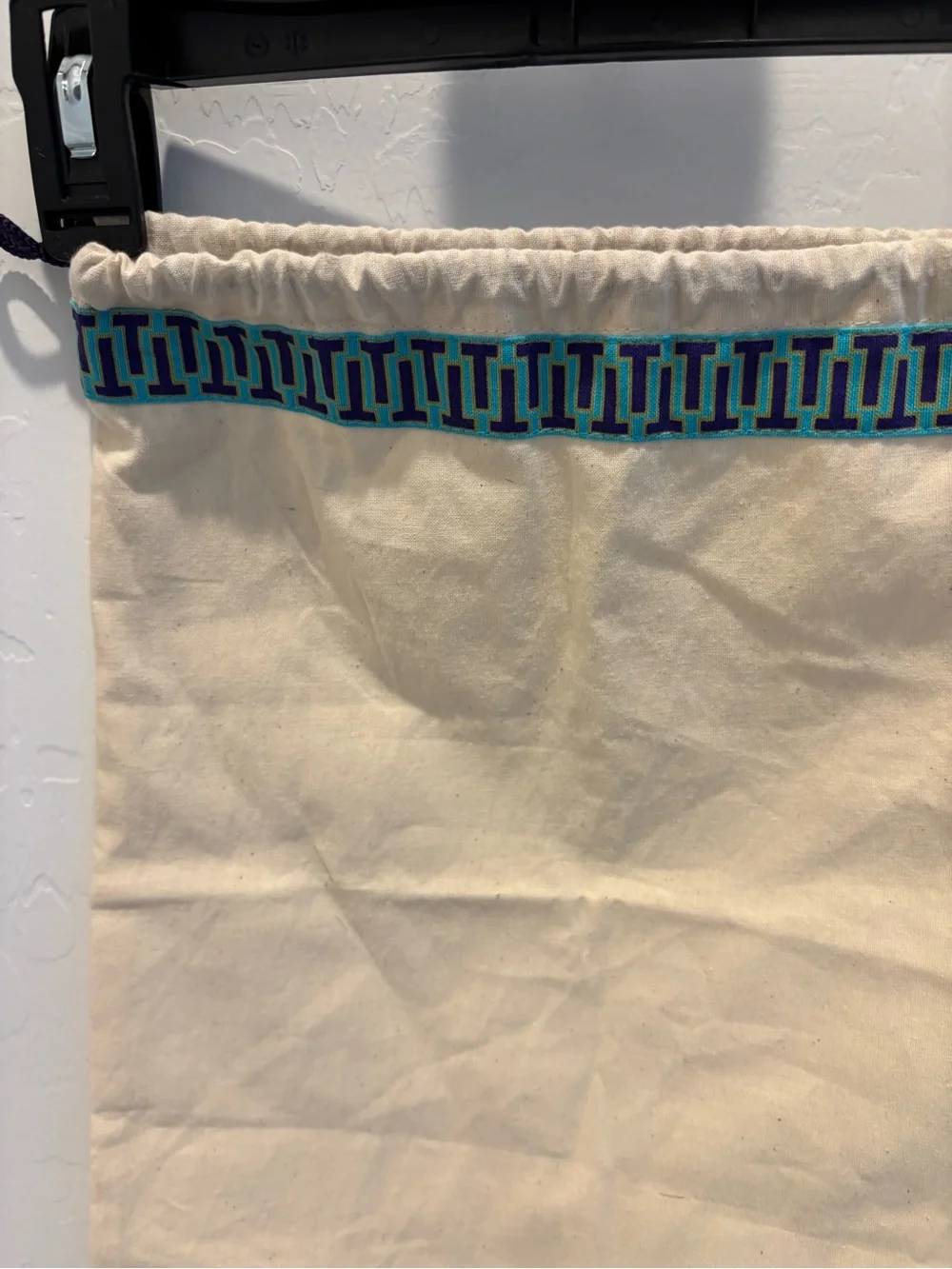 Tory Burch Canvas Drawstring Dust Bag